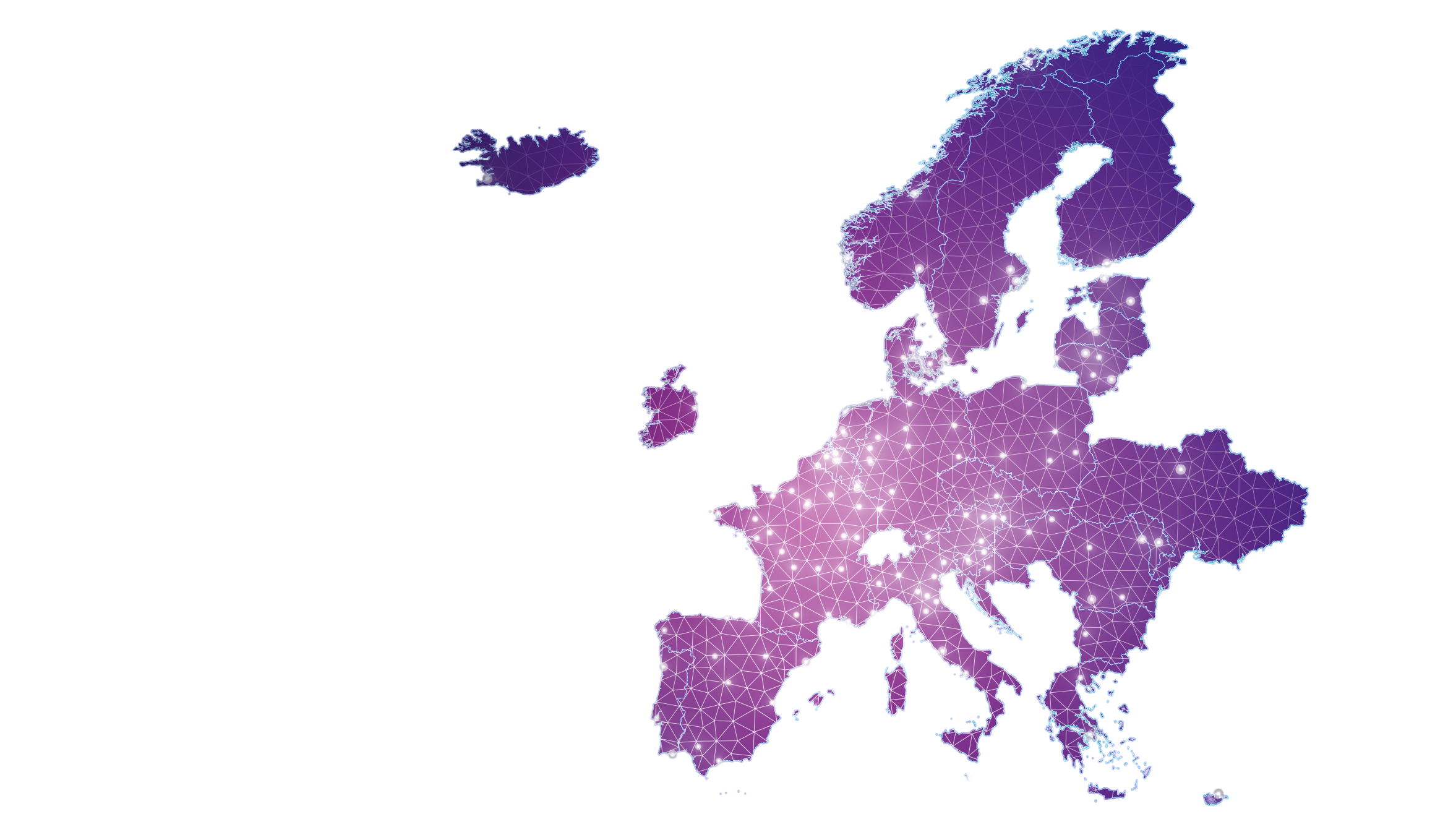 EUnetCCC European Network of Comprehensive Cancer Centres - participating countries and partners map